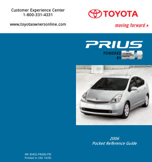 2006 Toyota Prius Pocket Reference Guide